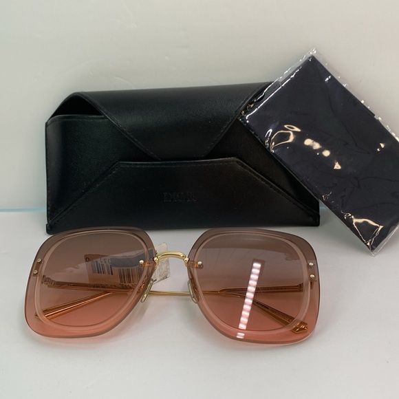 💯- New Authentic DIOR ULTRADIOR SU OVERSIZED SQUARE SUNGLASSES IN PINK - Picture 15 of 16
